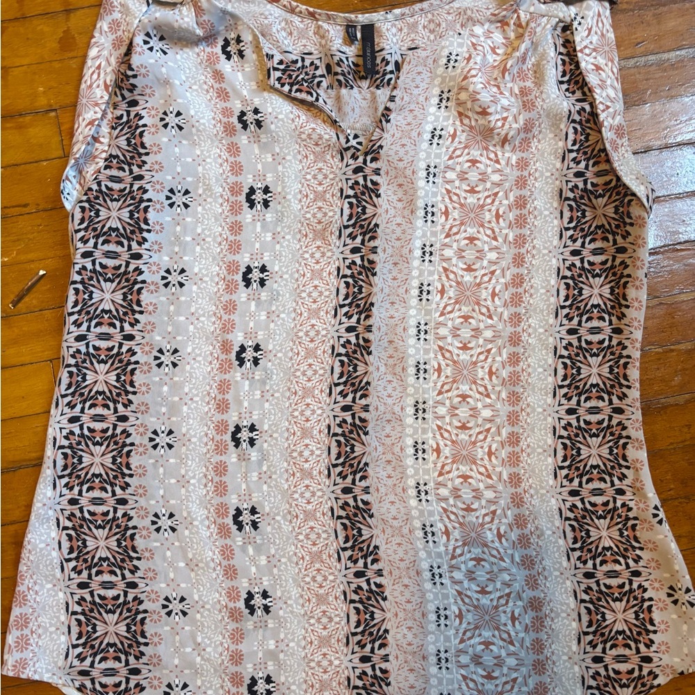 Maurices Multicolor Patterned Blouse - Picture 3 of 3